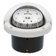 Ritchie HF743W Helmsman Compass  Flush Mount  White