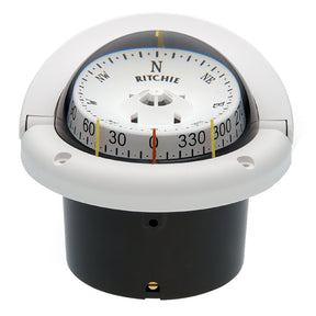 Ritchie HF743W Helmsman Compass  Flush Mount  White