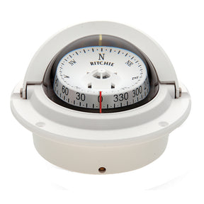 Ritchie F83W Voyager Compass  Flush Mount  White
