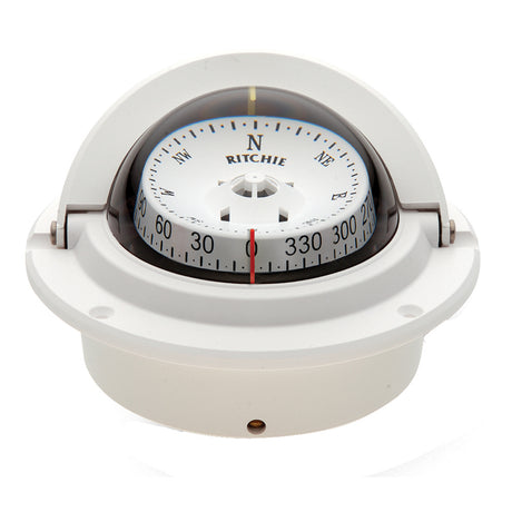 Ritchie F83W Voyager Compass  Flush Mount  White