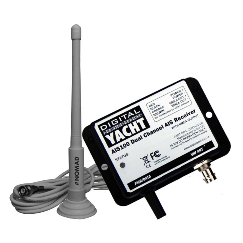 Digital Yacht AIS100 AIS USB Receiver wQMax Portable Antenna