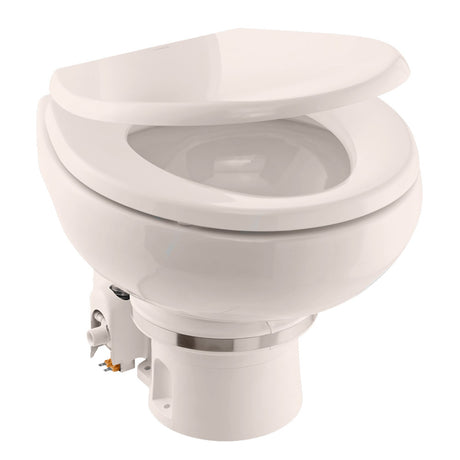 Dometic MasterFlush MF 7120  Bone  Electric Macerating Toilet wOrbit Base  Slow Close Seat  Freshwater  12V