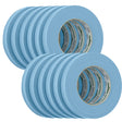 FrogTape CP 250 MediumHigh Adhesion Masking Tape  18MM x 55M x 12Pack  Light Blue  Rated f250F