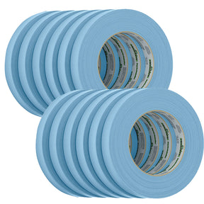 FrogTape CP 250 MediumHigh Adhesion Masking Tape  18MM x 55M x 12Pack  Light Blue  Rated f250F