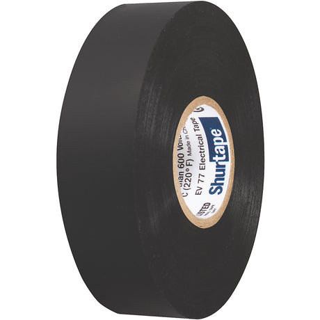 Shurtape EV 077B Professional Grade Black Electrical Tape fInsulating  Splicing  34 x 66  10Pack