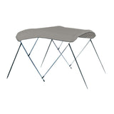 Carver 3 Bow 4681U Bimini Top with Boot  Cadet Grey Acrylic A4681UB10