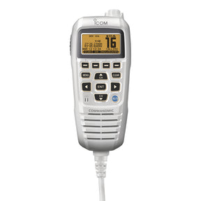 Icom HM195 CommandMic IV wYellow BlackLit LCD  Super White