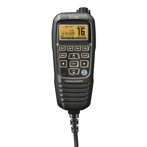 Icom HM195 CommandMic IV wYellow BlackLit LCD  Black