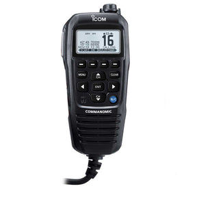 Icom HM195 CommandMic IV with White BlackLit LCD  Black