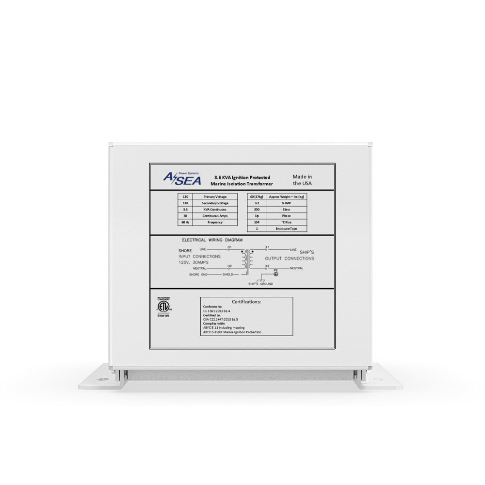 ASEA Power Systems 36 kVA Isolation Transformer