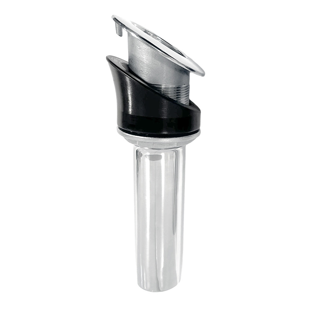 Tigress 9 30Degree Rod Holder  Screwless  Stainless Steel