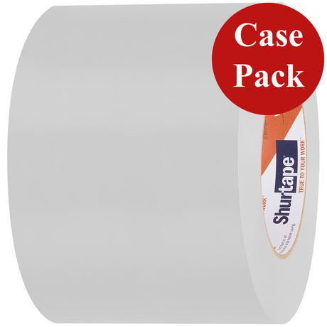 Shurtape UVResistant Marine Heat Shrink Tape  96MM x 55M Roll  Straight Edge White Case of 12 Rolls