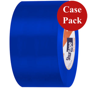 Shurtape UVResistant Marine Heat Shrink Tape  72MM x 55M Roll  Straight Edge Blue Case of 16 Rolls