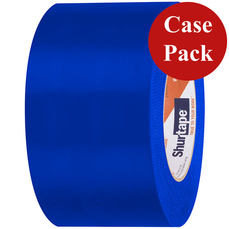 Shurtape UVResistant Marine Heat Shrink Tape  72MM x 55M Roll  Serrated Edge Blue Case of 16 Rolls