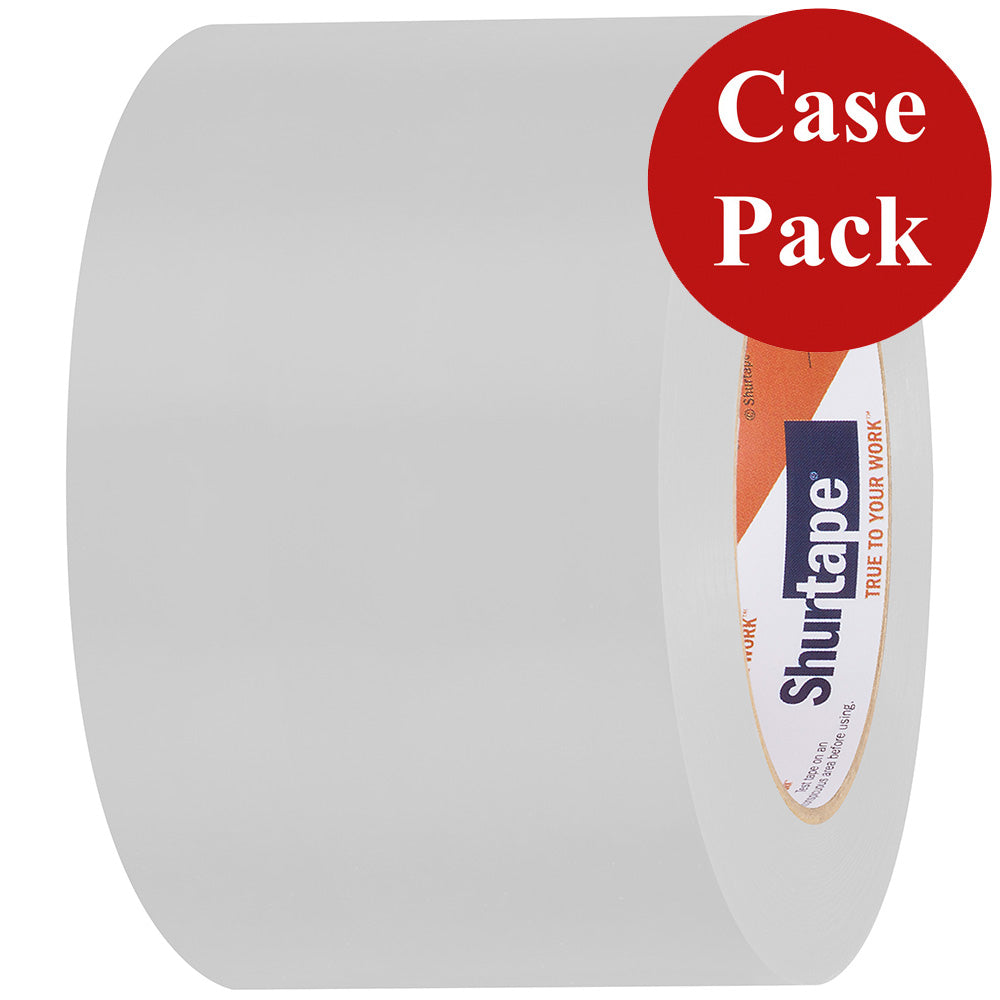 Shurtape UVResistant Marine Hull Preservation Tape  72MM  33M Roll  Straight Edge White Case of 16 Rolls