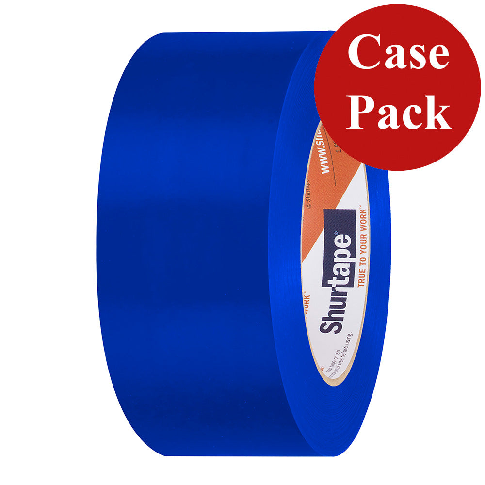 Shurtape UVResistant Marine Hull Preservation Tape  48MM  33M Roll  Straight Edge Blue Case of 24 Rolls