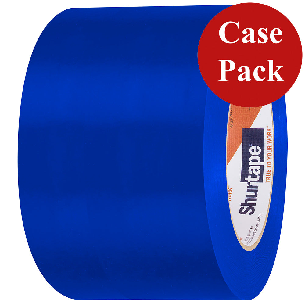 Shurtape UVResistant Marine Hull Preservation Tape  72MM  33M Roll  Straight Edge Blue Case of 16 Rolls