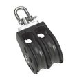 Barton Marine Size 3 45mm Plain Bearing Pulley Block Double wSwivel