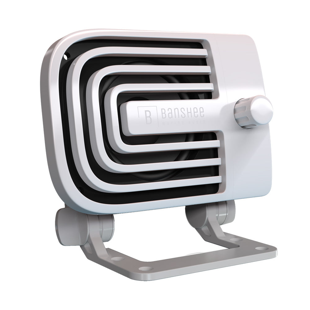 Banshee Marine Active External VHF Speaker  White