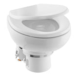 Dometic MasterFlush 7120 White Electric Macerating Toilet wOrbit Base  Freshwater  24V