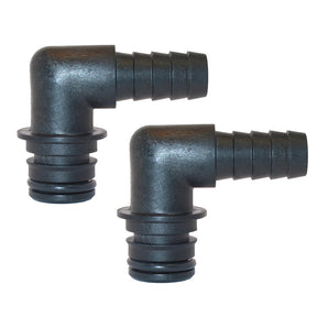 Jabsco Port Kit 90Degree Elbow 12 Hose Fitting  Pair