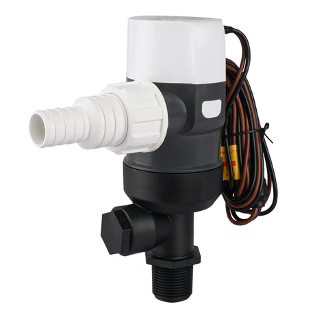 Commodore 1100 GPH Vertical Livewell Pump  Short  12V