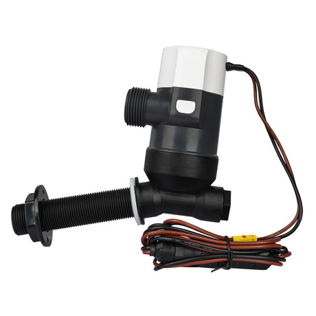 Commodore 1100 GPH Angled Livewell Pump  12V