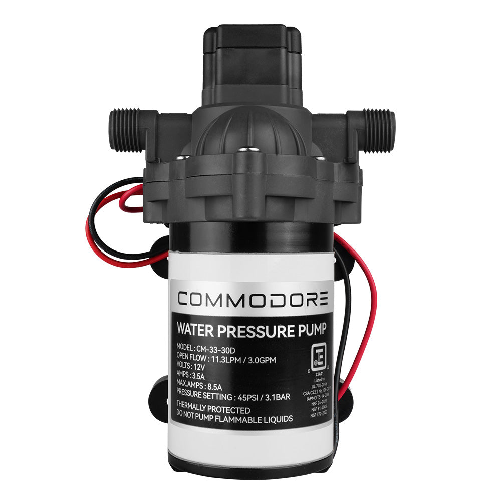 Commodore 30 GPM Water Pump  12V