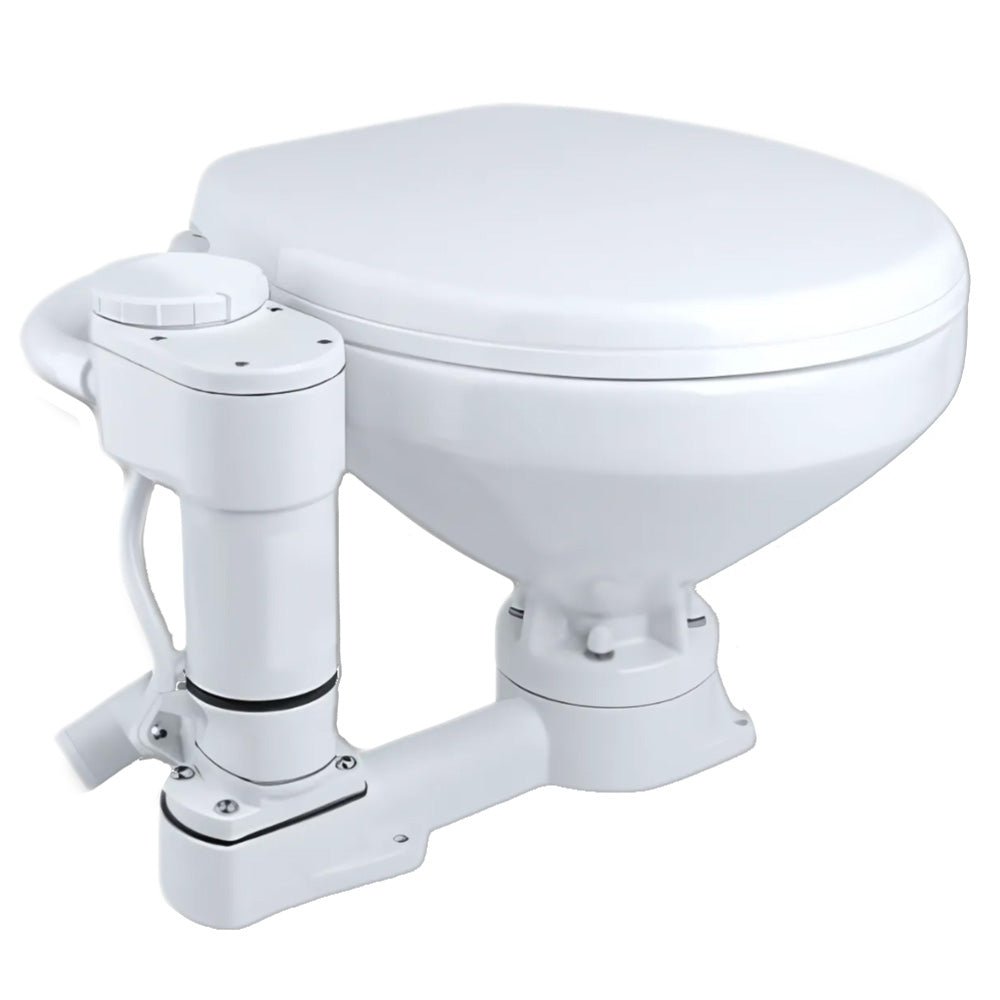 Commodore Electric Marine Toilet  Twist Flush  Regular Size