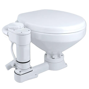 Commodore Electric Marine Toilet  Twist Flush  Regular Size
