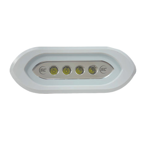 ShadowCaster Flush Mount Spreader Light  White Housing  White