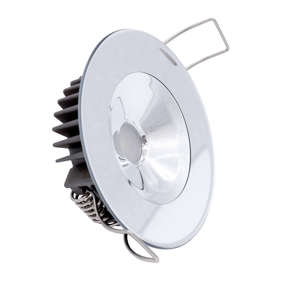 Lumitec Illusion Flush Mount LED Down Light  Spectrum RGBW  Warm White  Mirrored Housing