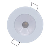Lumitec Illusion Flush Mount LED Down Light  Warm White  Dimming  White Housing