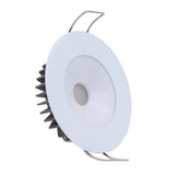 Lumitec Illusion Flush Mount LED Down Light  Warm White  Dimming  White Housing