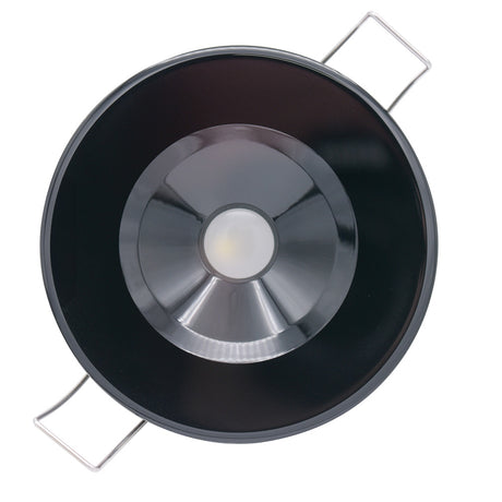 Lumitec Illusion Flush Mount LED Down Light  Warm White  Dimming  Black Housing