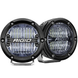 RIGID Industries 360Series 4 LED SAE Fog Beam  White  Set of 2