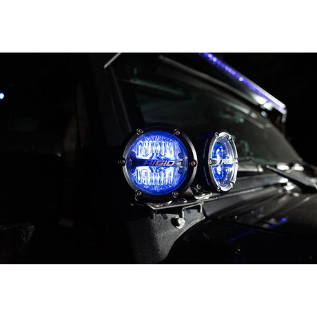 RIGID Industries 360Series RGBW 4 Offroad Lamp Drive Beam wRGBW Backlight Pods  Set of 2