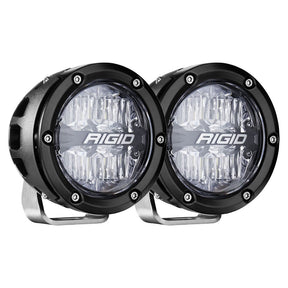 RIGID Industries 360Series RGBW 4 Offroad Lamp Drive Beam wRGBW Backlight Pods  Set of 2