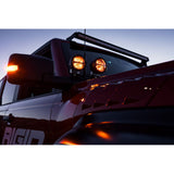 RIGID Industries 360Series RGBW 4 Offroad Spot Beam wRGBW Backlight Pods  Set of 2