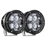 RIGID Industries 360Series RGBW 4 Offroad Spot Beam wRGBW Backlight Pods  Set of 2