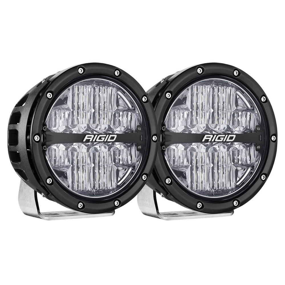 RIGID Industries 360Series RGBW 6 Offroad Lamp Drive Beam wRGBW Backlight Pods  Set of 2
