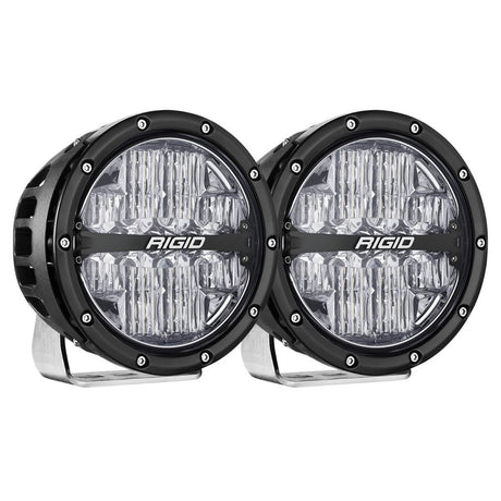 RIGID Industries 360Series RGBW 6 Offroad Lamp Drive Beam wRGBW Backlight Pods  Set of 2