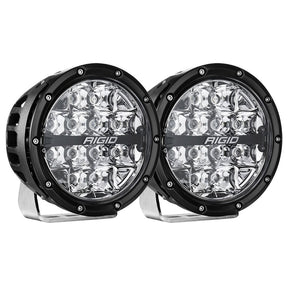 RIGID Industries 360Series RGBW 6 Offroad Lamp Spot Beam wRGBW Backlight Pods  Set of 2