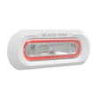 Black Oak Low Pro Marine Spreader Light  Flush Mount  White Housing  Red LED