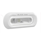 Black Oak Low Pro Marine Spreader Light  Flush Mount  White Housing  White LED