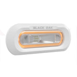 Black Oak Low Pro Marine Spreader Light  Flush Mount  White Housing  Amber LED