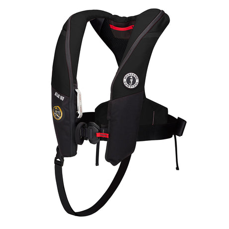 Mustang Atlas 190 DLX Open Ocean Inflatable PFD  Black
