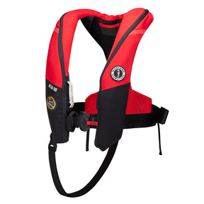 Mustang Atlas 190 DLX Open Ocean Inflatable PFD  RedBlack