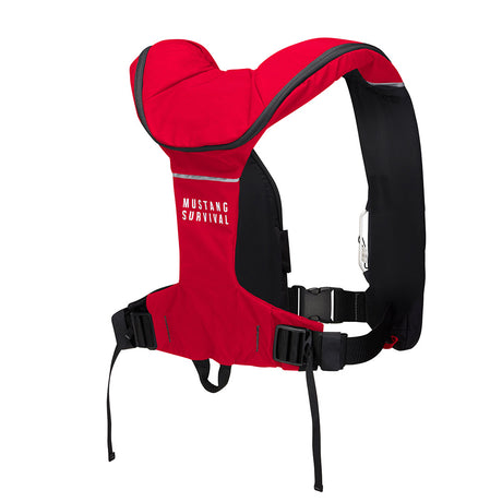Mustang Elite 190 Offshore Inflatable PFD  RedBlack