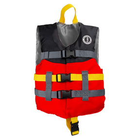 Mustang Child Livery Foam Vest  RedBlack